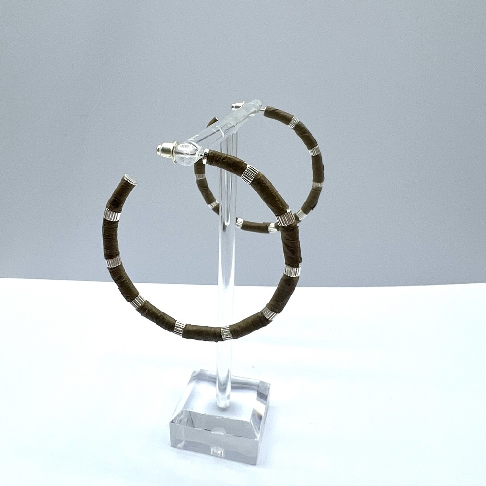 Brown Hoops - Picture 2 of 2